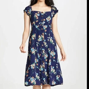 Capulet Revolve Mae Floral Midi Dress Size XS